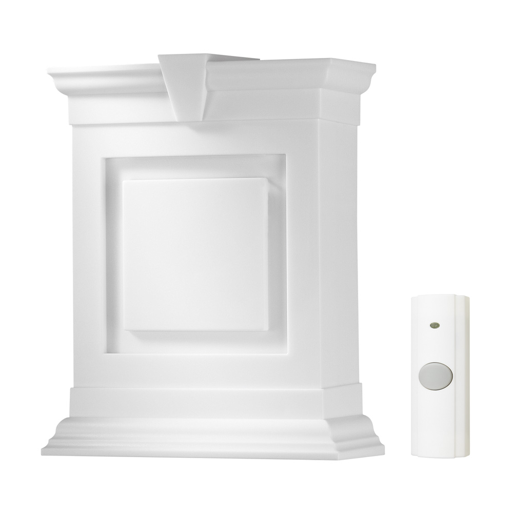 **DISCONTINUED** Portable Pilot™ Wireless Doorbell Kit, 6-Inch w x 7-5/8-Inch h x 2-3/4-Inch d