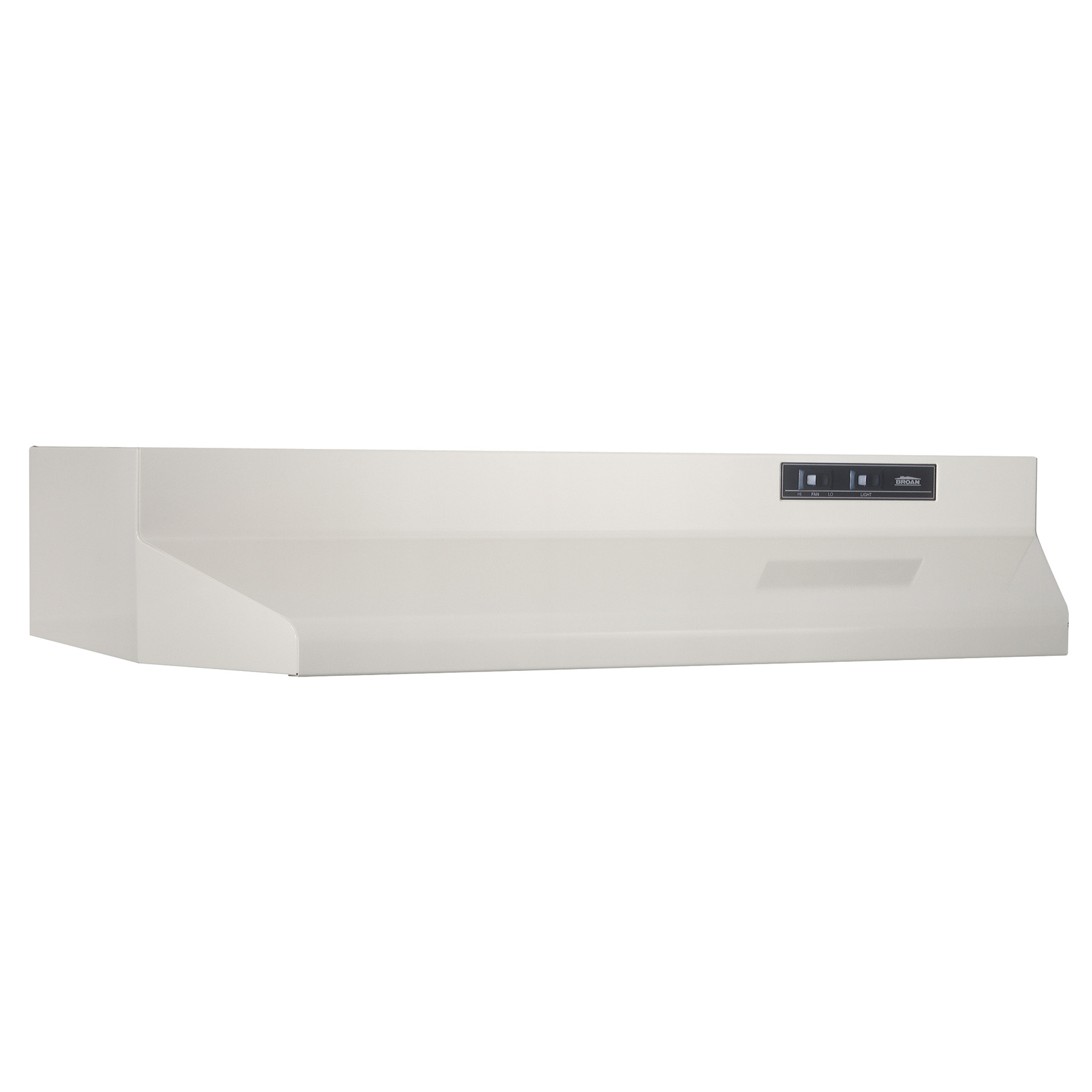 Broan® 42-Inch Ducted Under-Cabinet Range Hood, 210 MAX Blower CFM, Bisque