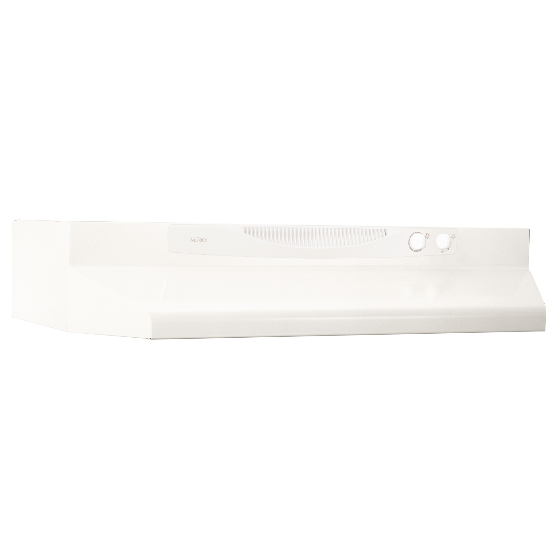 DISCONTINUED-NuTone® 30-Inch Convertible Under-Cabinet Range Hood, 220 CFM, White