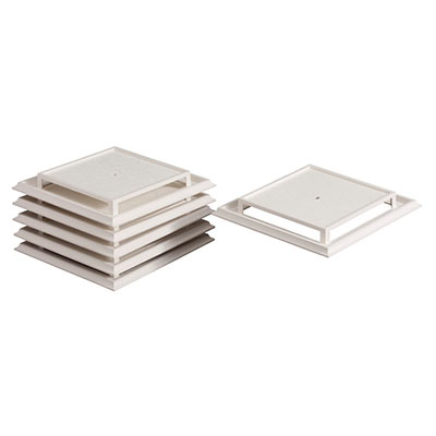 Broan® Grille/Cover, Center Screw-Mounted, White