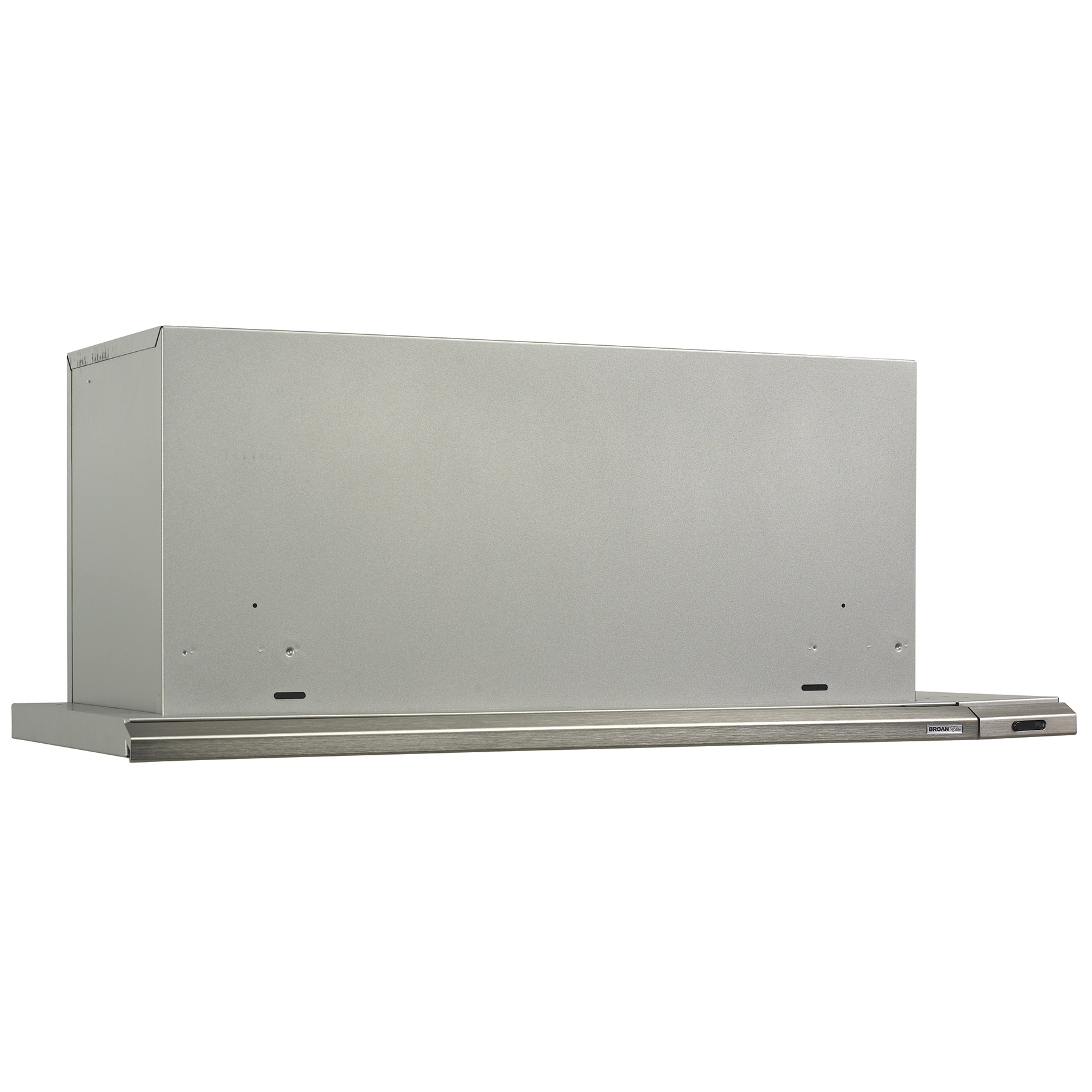 DISCONTINUED-Broan® Elite 30-Inch Under-Cabinet Slide-Out Range Hood w/ Light, Brushed Aluminum