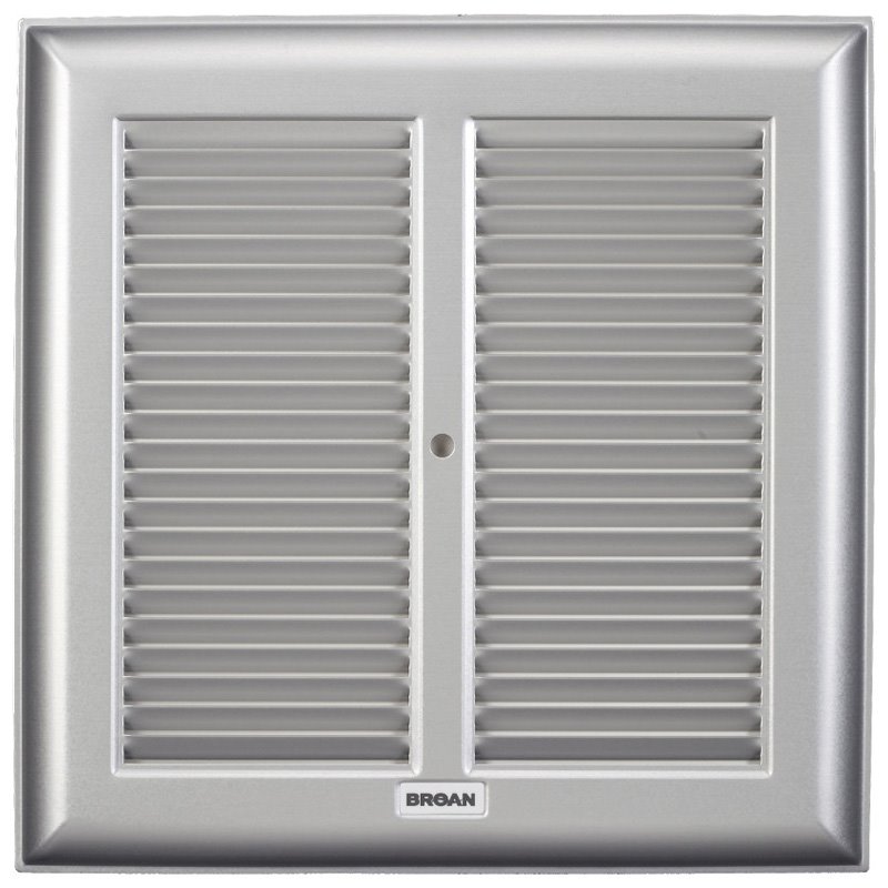 **DISCONTINUED** Broan-NuTone® Replacement Grille, White Metal
